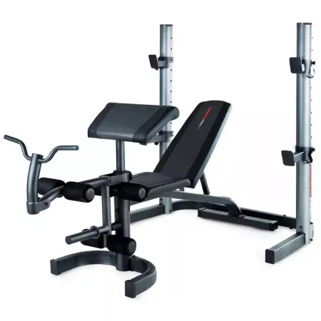 Силовая скамья для жима Weider Pro 490 DC - со стойками