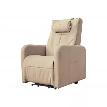 Кресло-реклайнер электрический с подъемом FUJIMO LIFT Compact F3005 FLWK Ваниль (Sakura 4)